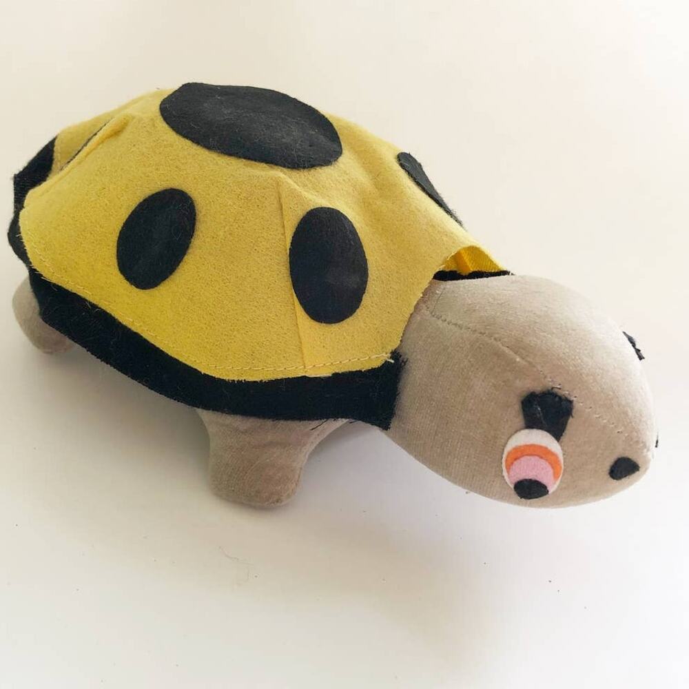 Forsum Vintage Dream Pet Turtle 1968 Japan Velvet Plush Collectible
